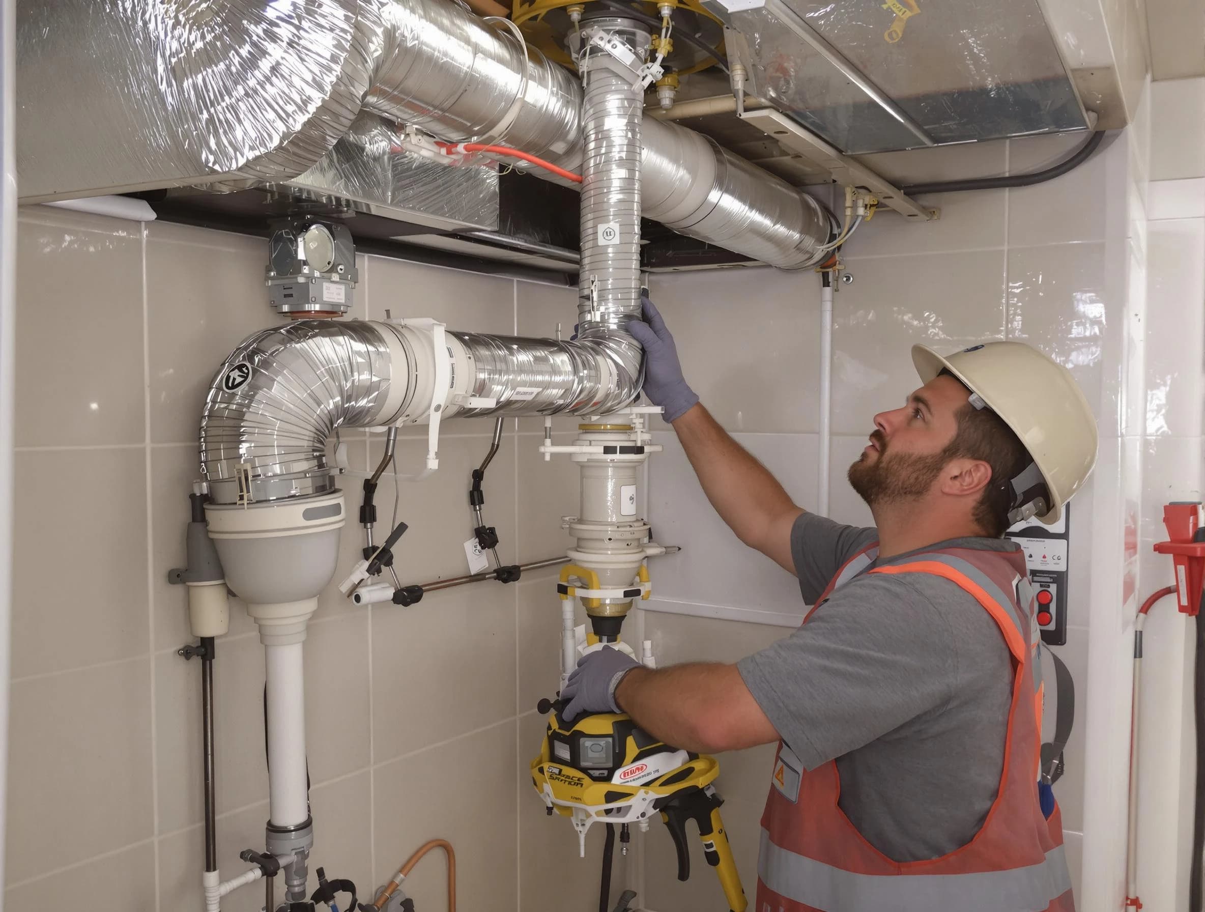 Clarksville Dryer Vent Cleaning expert performing professional dryer vent repair and installation in Clarksville