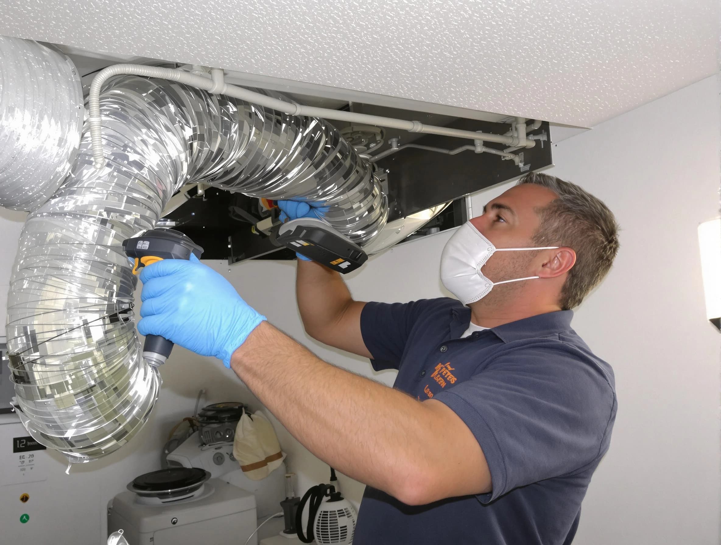 Clarksville Dryer Vent Cleaning professional performing thorough residential dryer vent cleaning in Clarksville