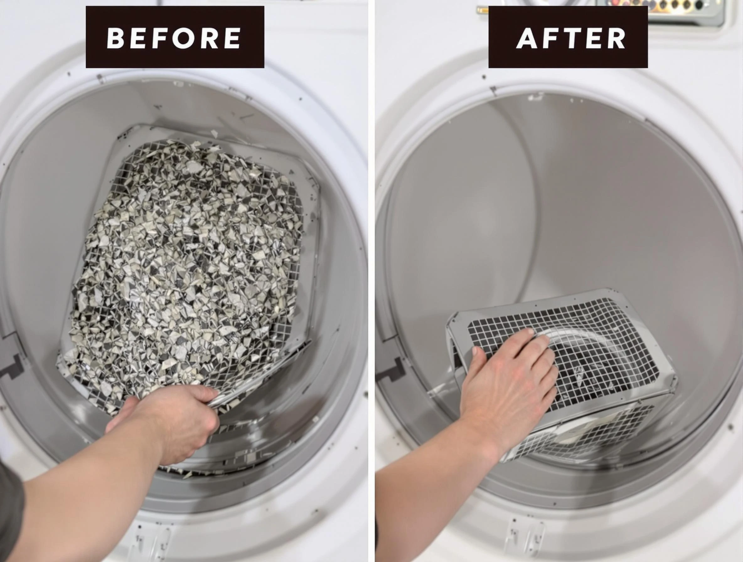 Professional lint trap cleaning by Clarksville Dryer Vent Cleaning in Clarksville